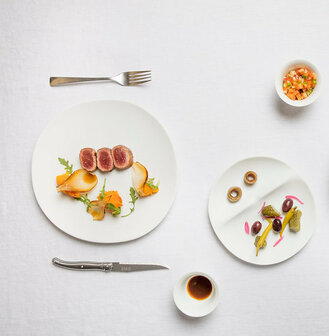 Shell plate 27,5 cm matte