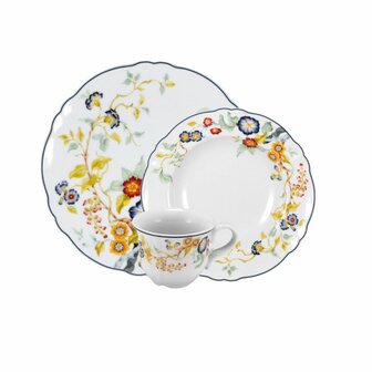 Florentius plate 16 cm blue