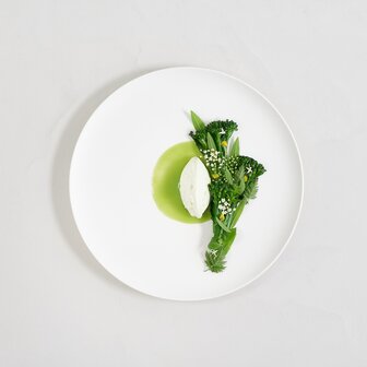 White Dusk plate 21 cm