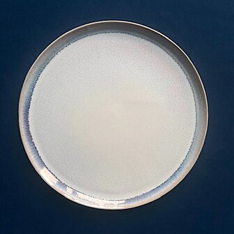 Stripes plate blue 19,5 cm