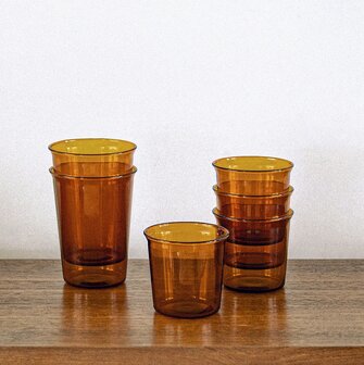 Cast Amber glass 25 cl
