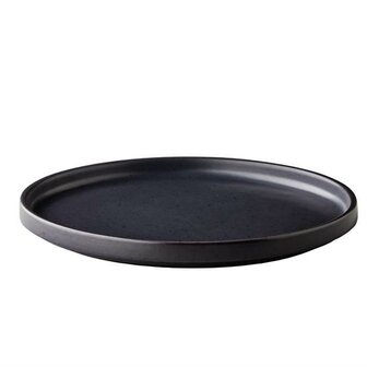 Shapes plate black 25,4 cm [SALE]