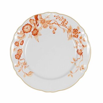 Bord Florentius 26,5 cm oranje [VERHUUR]