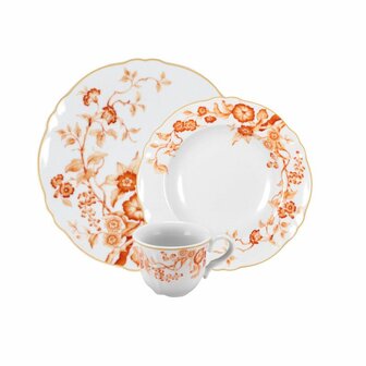 Bord Florentius 26,5 cm oranje [VERHUUR]