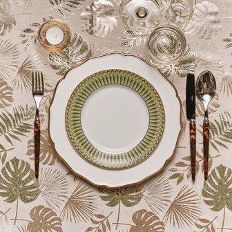 Glamour Oro plate 21 cm [RENTAL]