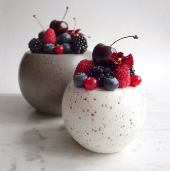 Shapes sphere white speckle [RENTAL]