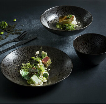 Stoneblack plate 26,5 cm [RENTAL]