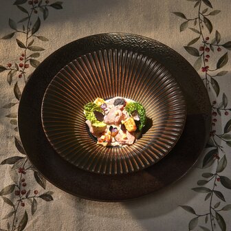 Bord diep Brass Silver 20,5 cm [VERHUUR]