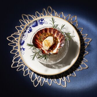 Podium Bol Crackled 13,5 cm