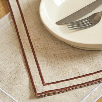 Placemat Tabletop Brown