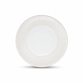 Brass White plate 20,5 cm