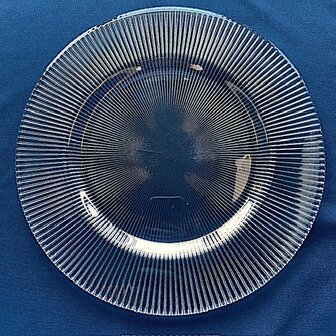 Luce glass plate 21 cm [RENTAL]