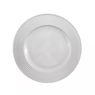 Luce glass plate 21 cm [RENTAL]