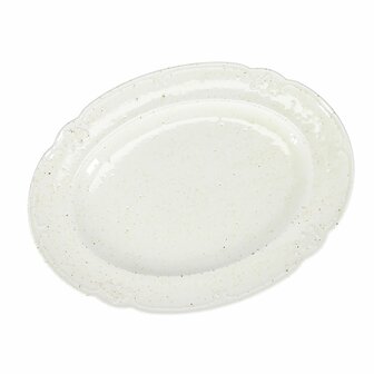 Seance Beige oval plate 32,5 x 24 cm