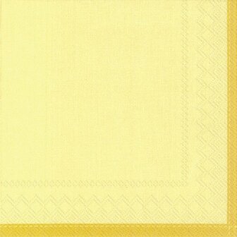 Cocktailservet Linen Yellow