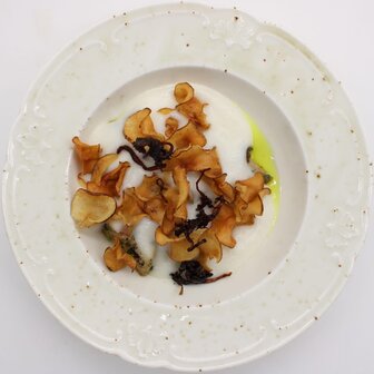 Seance Beige deep plate 20,5 cm