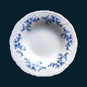 Retro Blue deep plate 23,5 cm