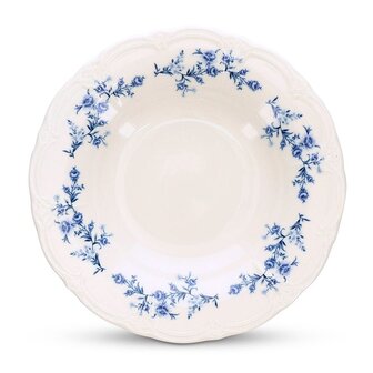 Retro Blue deep plate 23,5 cm