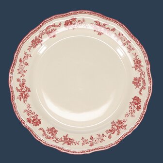 Cyril Burgundy plate 27 cm