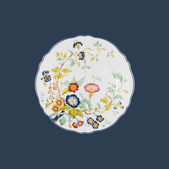 Florentius plate 16 cm blue