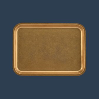 Tray Serve Gold 19x 14 cm