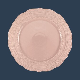 Skalistos plate 28 cm pink [RENTAL]