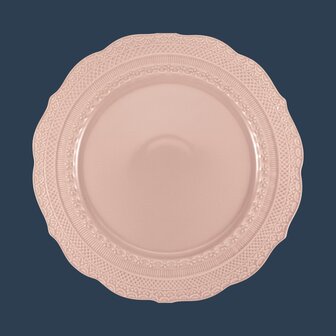 Skalistos plate 28 cm pink