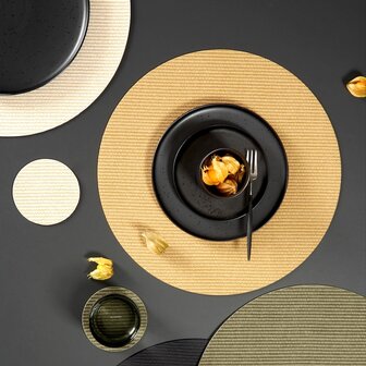 Sisal Optic Rough Tofu placemat