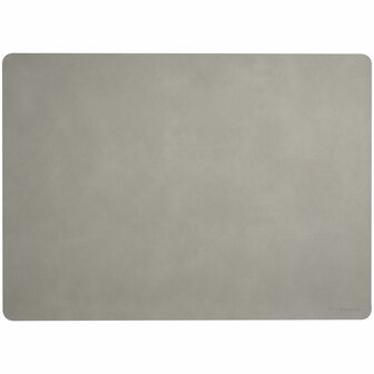 Asa Soft Leather Limestone placemat
