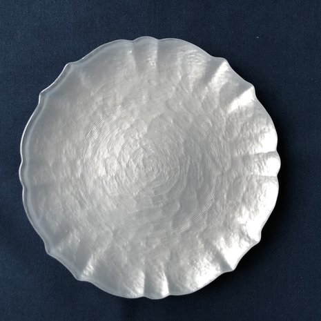 Baroque plate white 27 cm