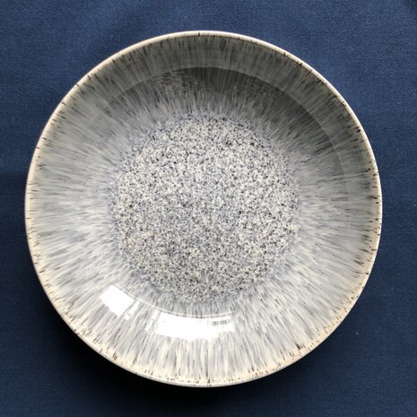 Halo Speckle pasta bowl