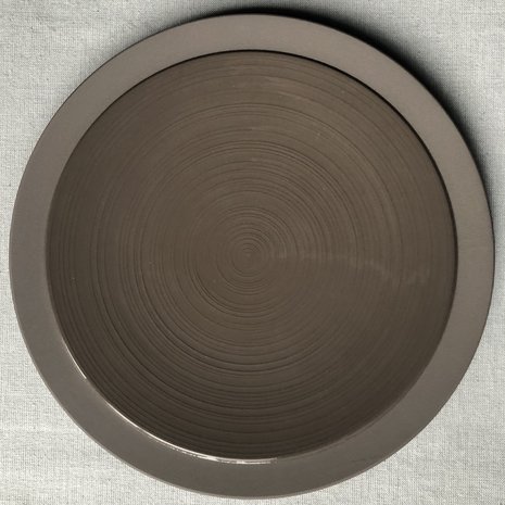 Bahia plate brown 26 cm