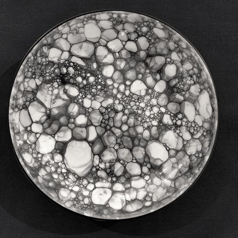 Schaal Bubble zwart 25,5 cm