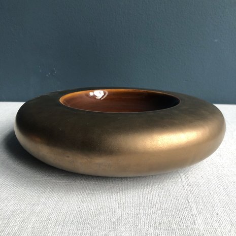 Donut bowl bronze 22 cm