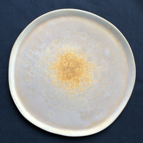 Gold Glister plate 28 cm