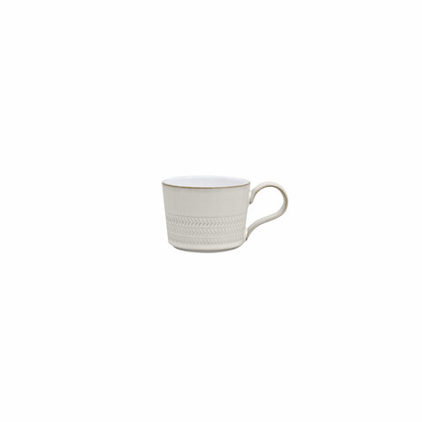 Natural Canvas coffee cup text.
