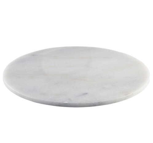 Marble serving board white 33 cm