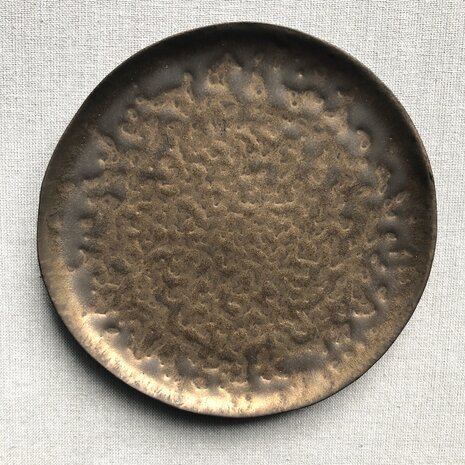 Perla Gold plate 16 cm [RENTAL]
