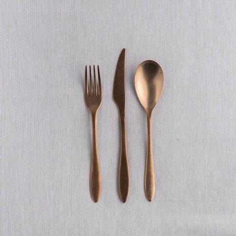 Gioia Bronze dessert spoon