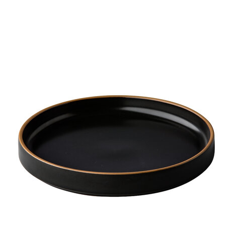 Japan plate black 12 cm