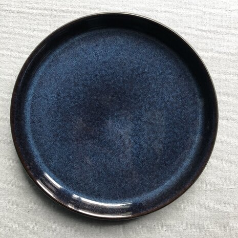 Bitz Black/Blue plate 17 cm
