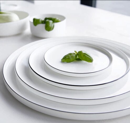 Oco Ligne Noire plate 21 cm
