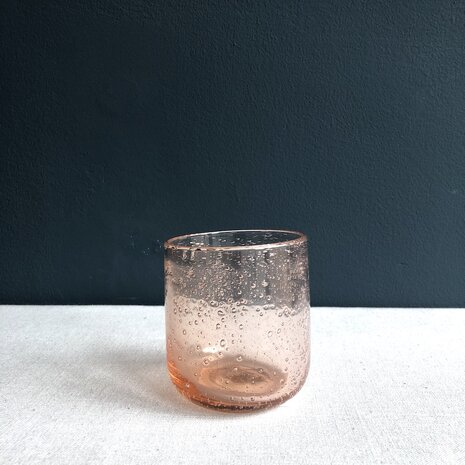 Glas Peach Sparkle [VERHUUR]