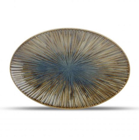 Forest oval plate 