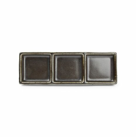 Black Ceres plate 24x8 cm