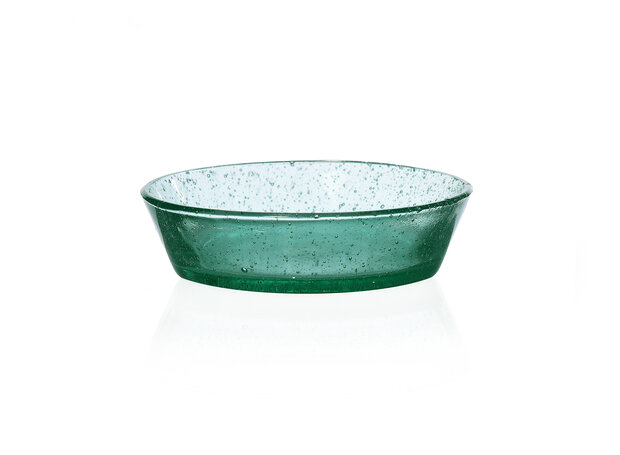 Bollo shallow bowl 12 cm green [RENTAL]