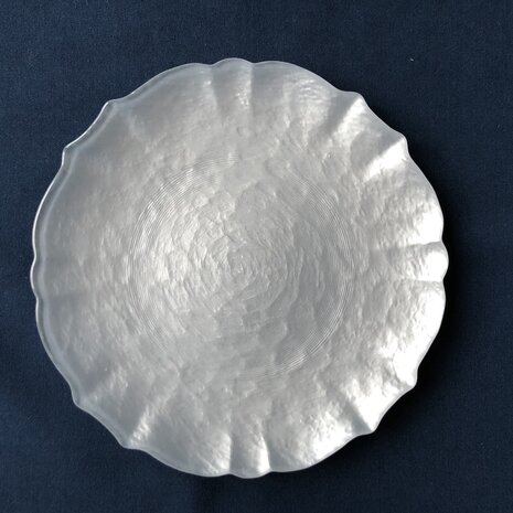 Dessert plate White Baroque [RENTAL]