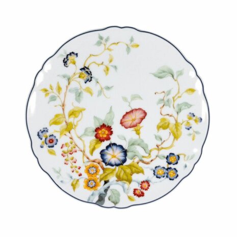 Florentius plate 16 cm blue