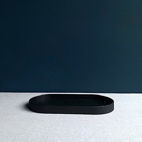 Tray hout Dark 23 cm