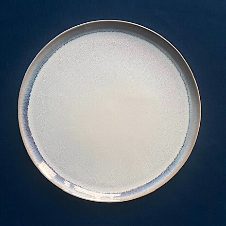 Stripes plate blue 19,5 cm
